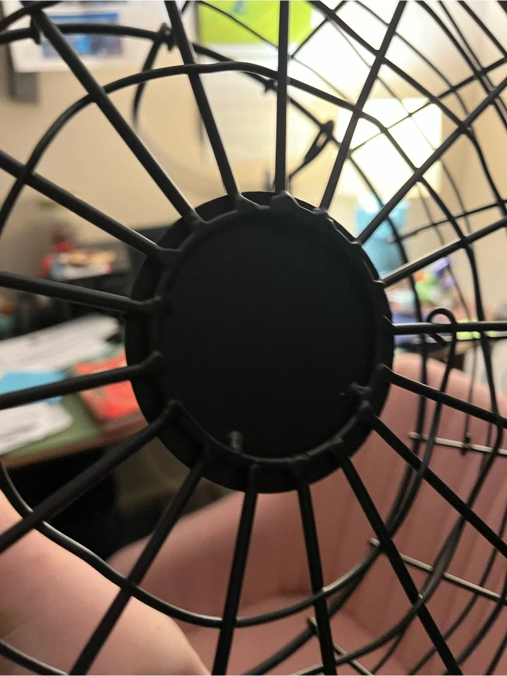 Black Metal Wire Round Storage Basket - Home Accents